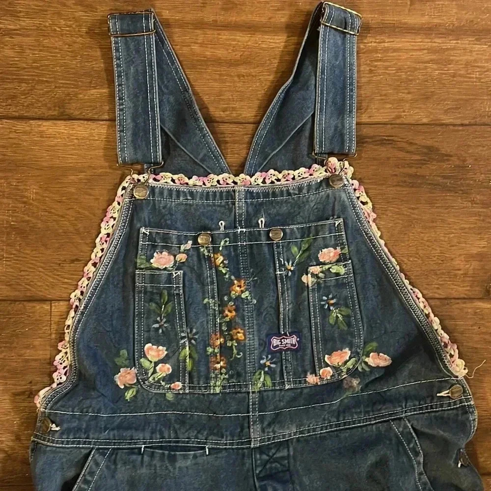 Big Smith denim overalls 38/32 - Picture 6 of 9